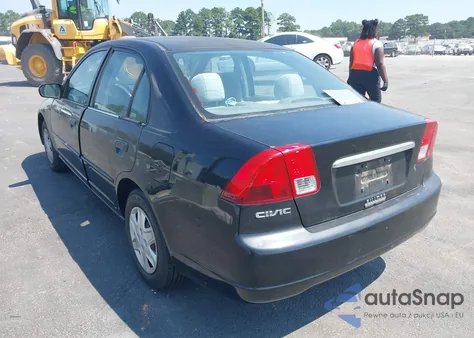 2003 Honda Civic Lx z USA, uszkodzony, nr VIN 1HGES16513L004166